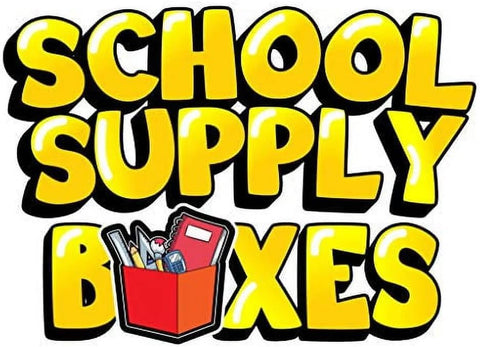 School Supply Boxes | Pink Wedge Erasers | Smudge-Free and Durable