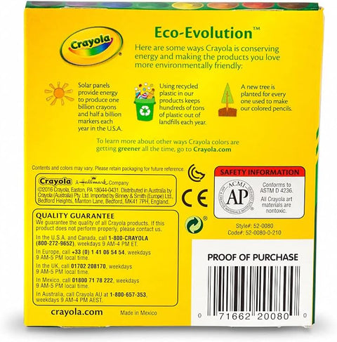 Crayola Large Crayons – 8 Count Box – Easy-Grip Crayons for Kids, School & Art Supplies - Available in 1 Pack, 3 Pack, & 12 Pack