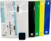 School Supply Boxes | Lapboard Bundle | Back to School Essentials Kit for Students & Teachers | Includes Dry Erase Lapboard, Marker, Notebooks, Pencils, & More