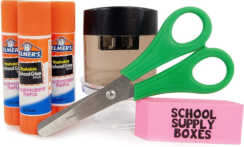 School Supply Boxes - Back to School Supply Kit for Grades K-5 (1 Box)