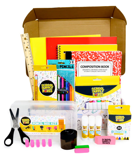 Back to School Supply Kit for Grades K - 5 - 32 Pieces