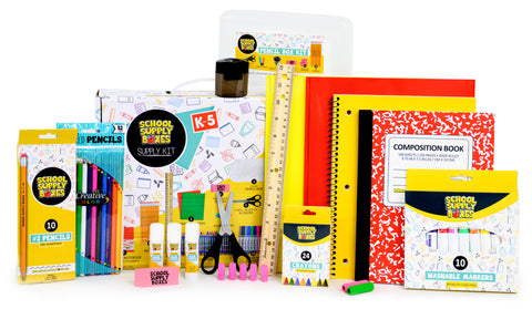 Back to School Supply Kit for Grades K - 5 - 32 Pieces