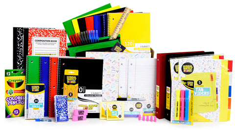 Kit básico definitivo para el regreso a clases de la escuela secundaria y la universidad: 78 piezas