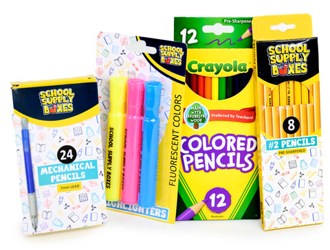 Kit básico definitivo para el regreso a clases de la escuela secundaria y la universidad: 78 piezas