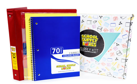 Back to School Essential Math Supplies Kit - 36 Pieces