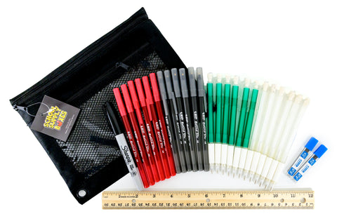 Back to School Essentials for High School - 62 Pieces