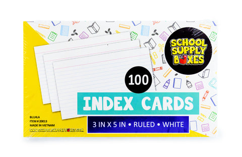 Standard Index Cards