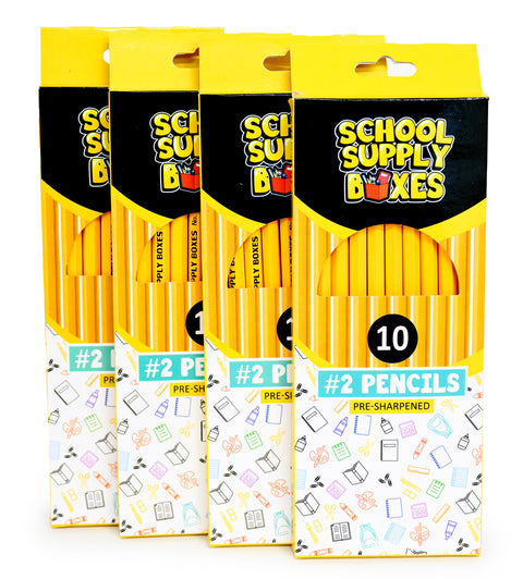 10 Pack Classic Wooden Pencil