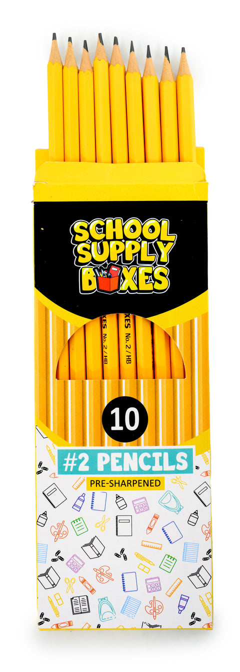 10 Pack Classic Wooden Pencil