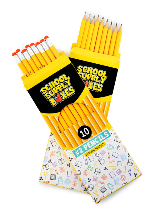 10 Pack Classic Wooden Pencil