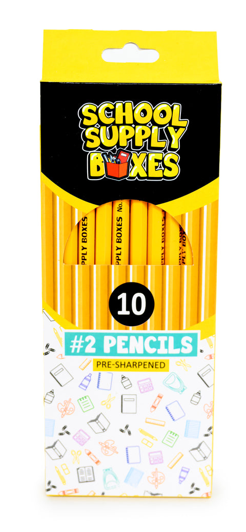 10 Pack Classic Wooden Pencil
