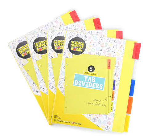 Plastic Tab Dividers