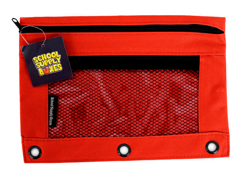Pencil Bag / Binder Pouch with Two Pockets