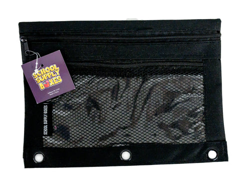 Pencil Bag / Binder Pouch with Two Pockets