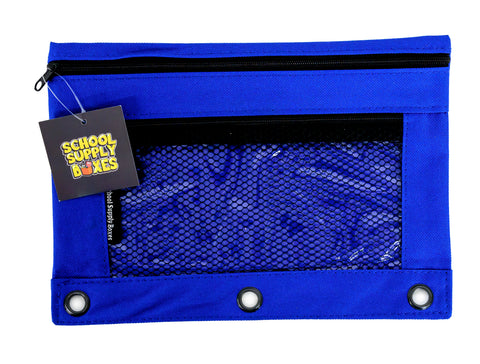 Pencil Bag / Binder Pouch with Two Pockets