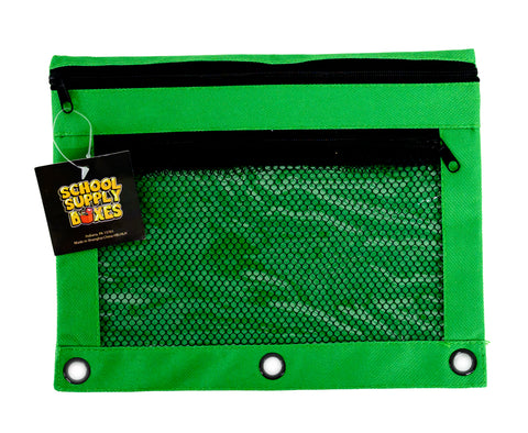 Pencil Bag / Binder Pouch with Two Pockets