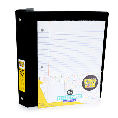 17" Backpack Bundle for High School | Back to School Bookbag with Supplies | Contains Pencil Pouch, Notebooks, Filler Paper, Folders, Mechanical Pencils, and More
