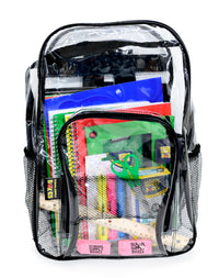 17" Backpack Bundle for High School | Back to School Bookbag with Supplies | Contains Pencil Pouch, Notebooks, Filler Paper, Folders, Mechanical Pencils, and More
