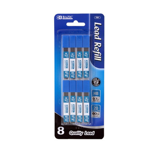 Mechanical Pencil Lead Refills - 0.7mm (20 leads per pack)