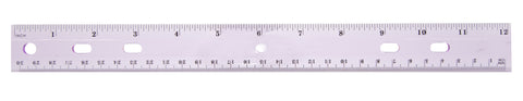 Plastic 12 Inch Ruler