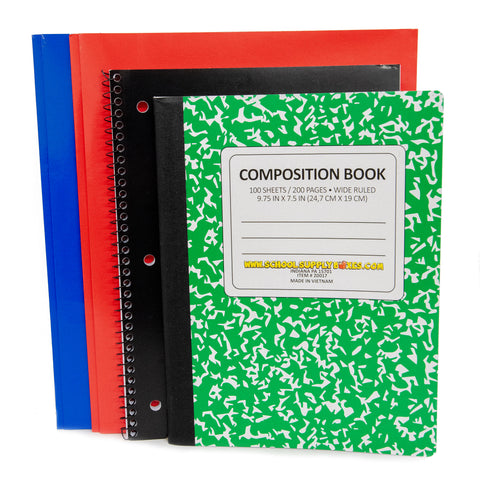 Back to School Supply Kit for Grades K - 5 - 32 Pieces