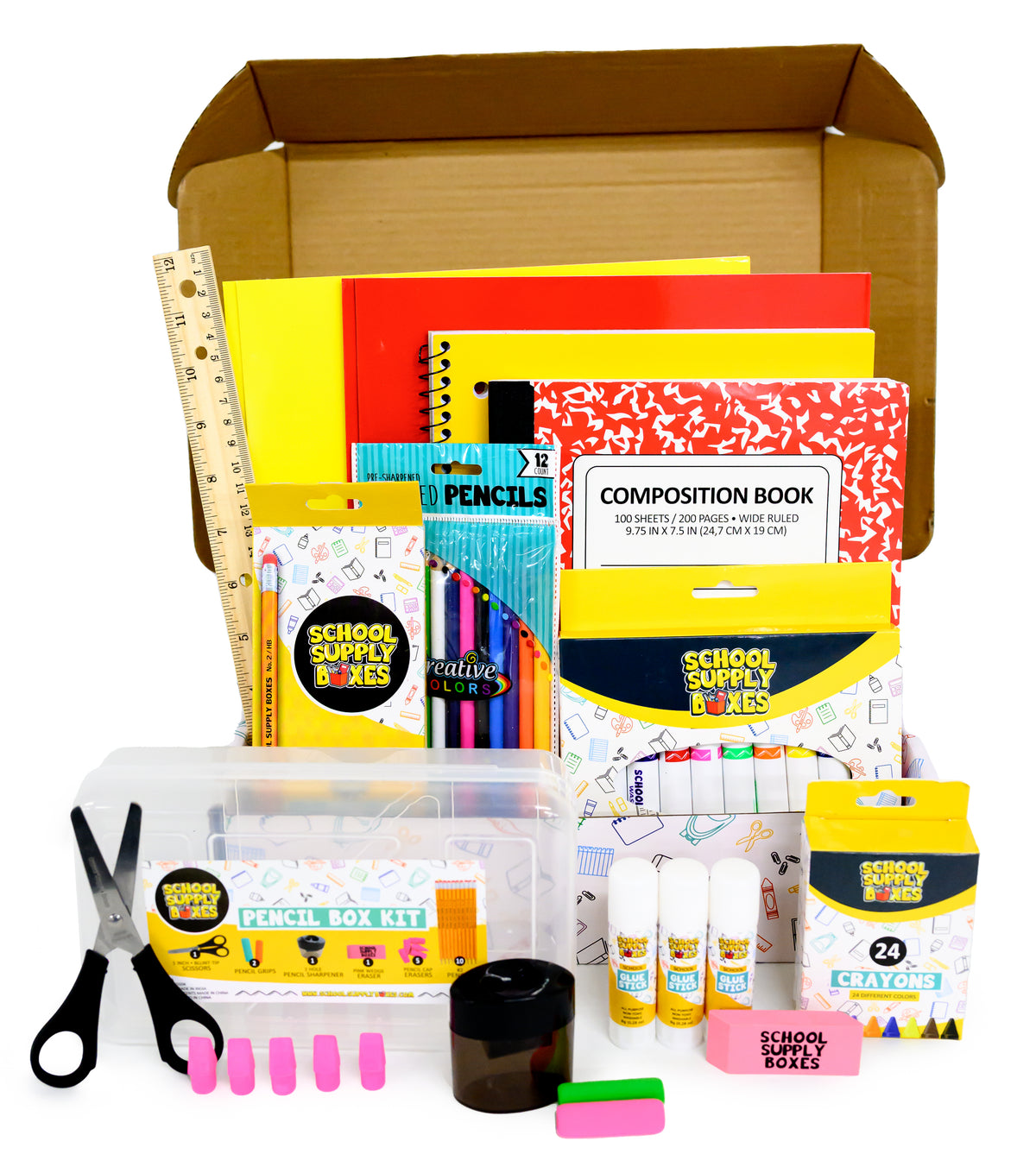 Back to School Supply Kit for Grades K - 5 - 32 Pieces