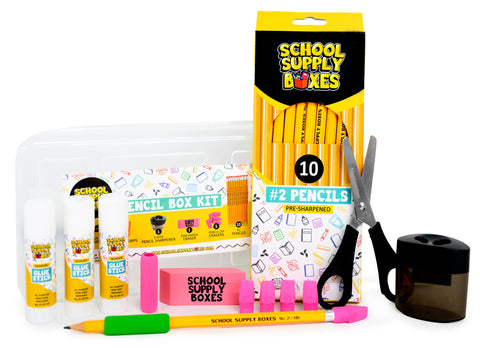 Back to School Supply Kit for Grades K - 5 - 32 Pieces