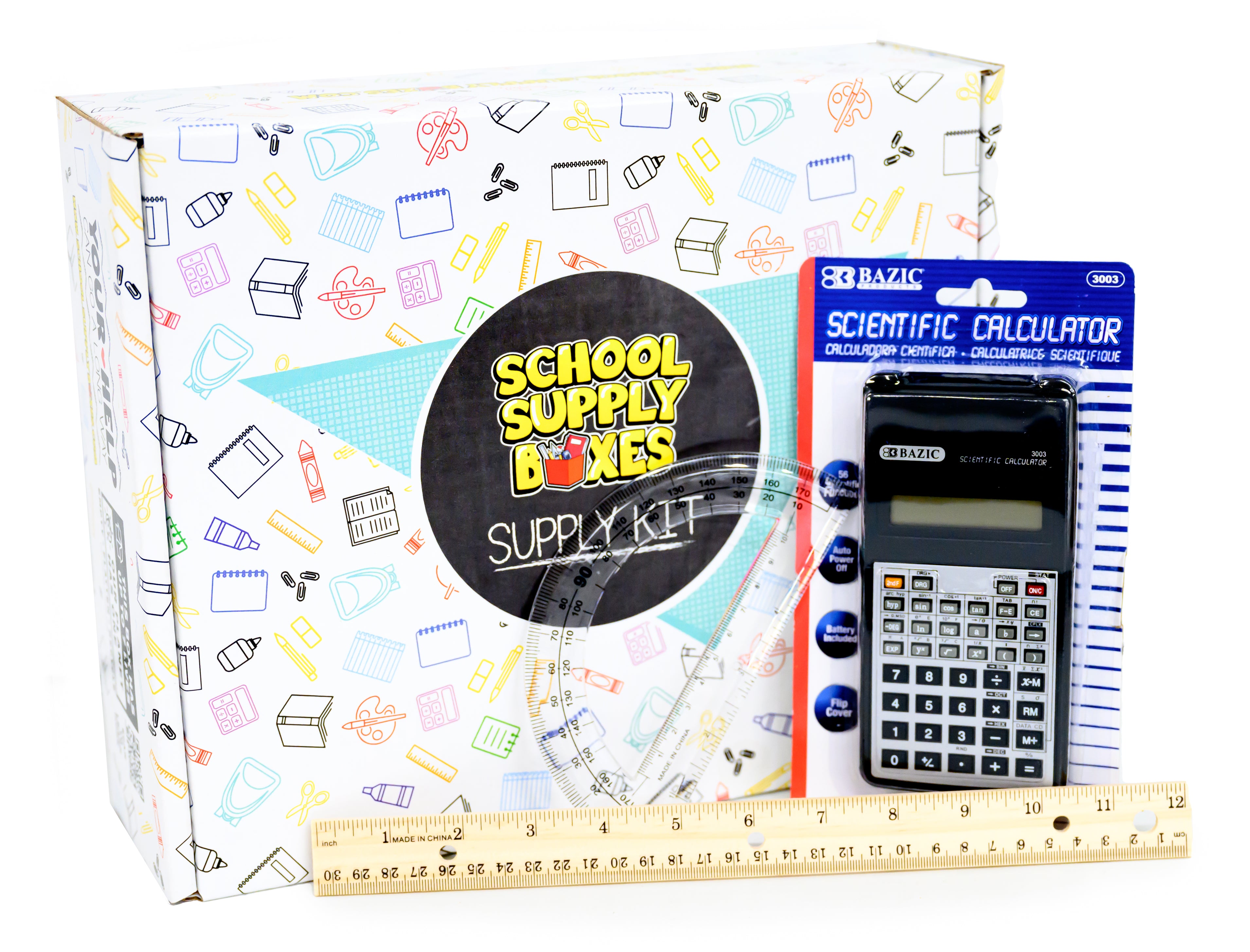 Back to School Essential Math Supplies Kit - 38 Pieces - School Supply ...