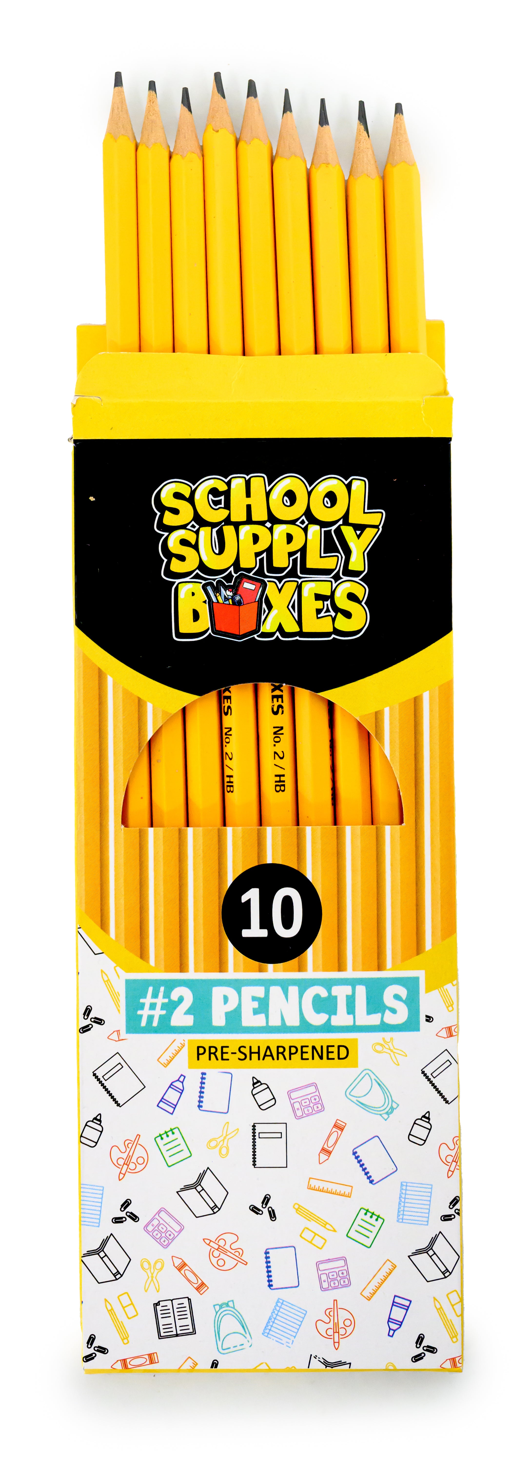 10 Pack Classic Wooden Pencil
