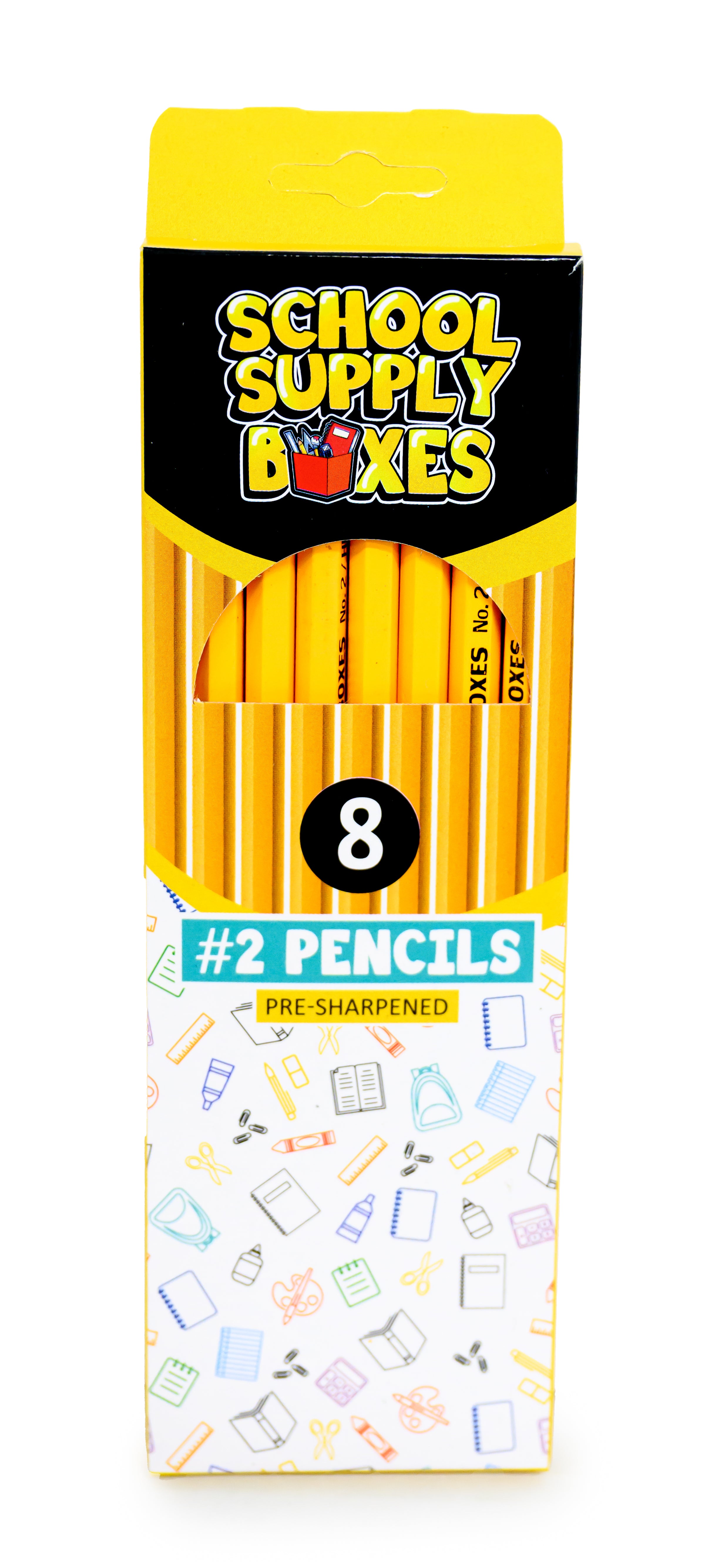 8 Pack Classic Wooden Pencil