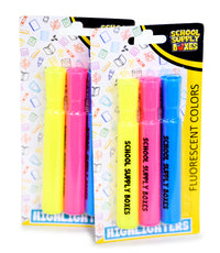 School Supply Boxes 3 Pack Highlighters