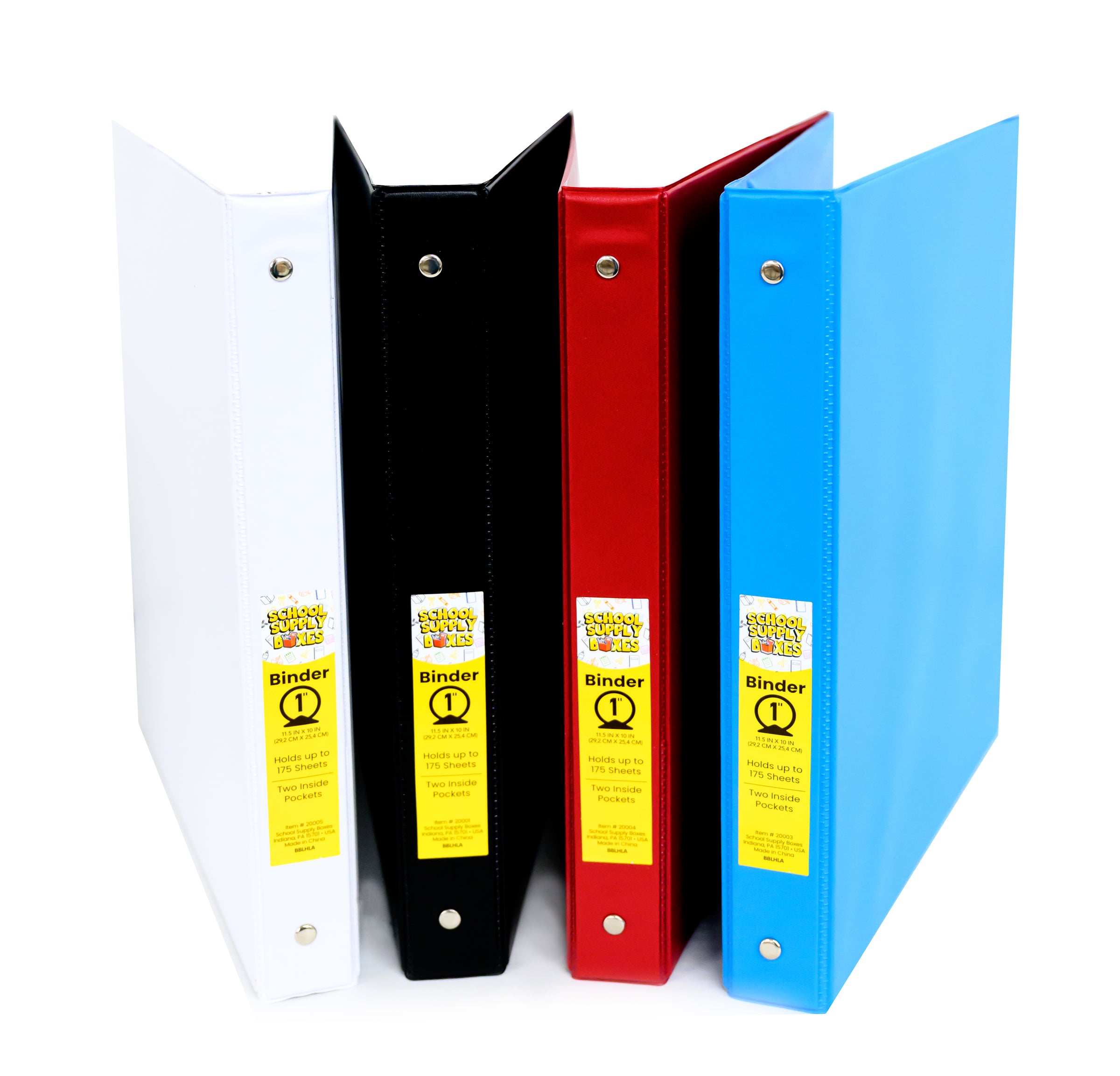1" 3-Ring Binder - School Supply Boxes 1" 3-Ring Binder - School Supply Boxes