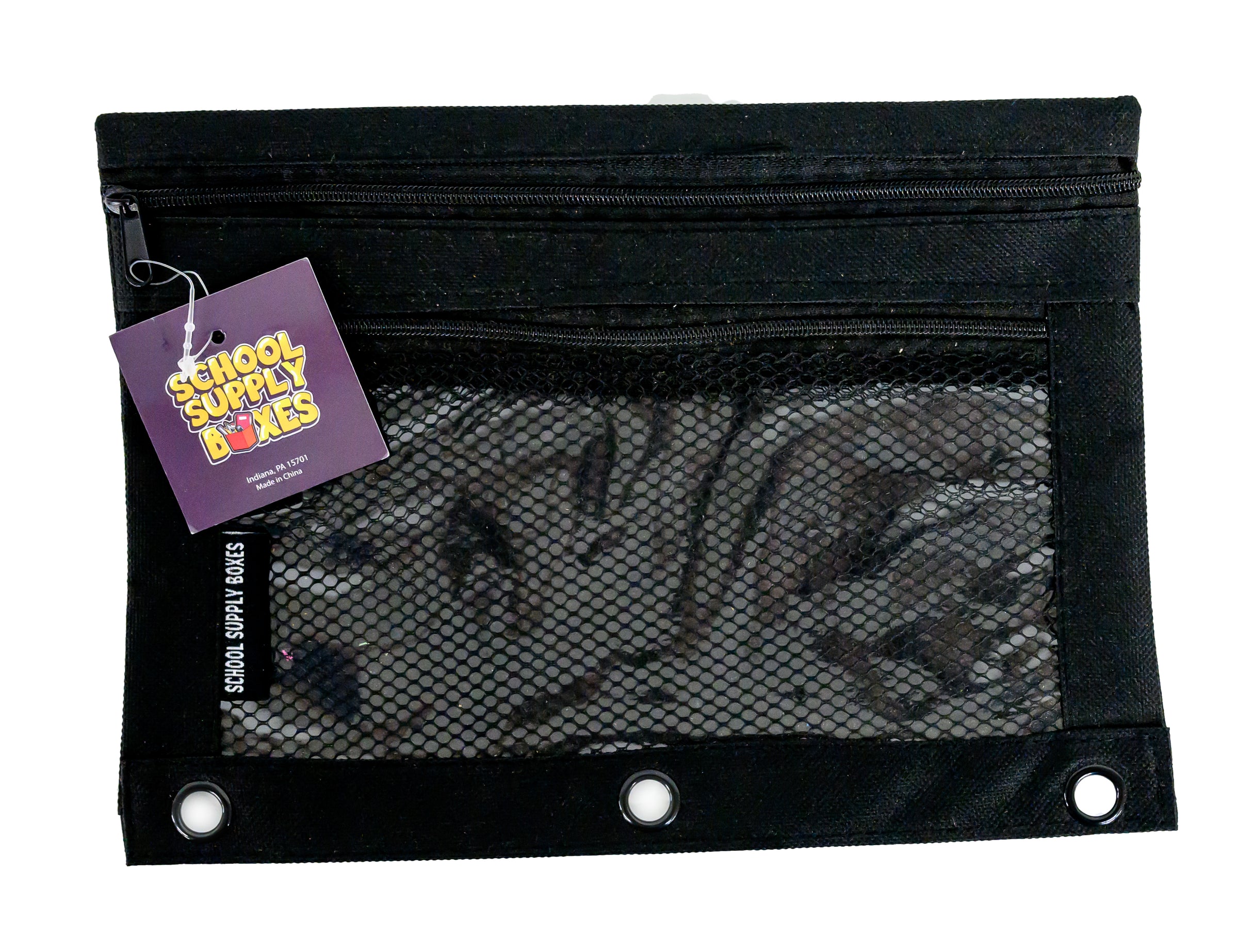 Pencil Bag / Binder Pouch with Two Pockets