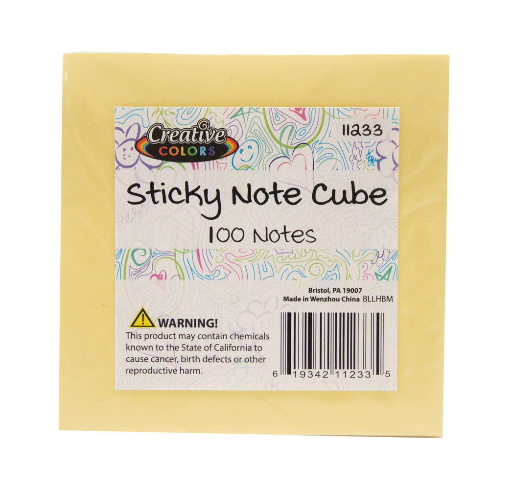 Sticky notes Yellow 100 count