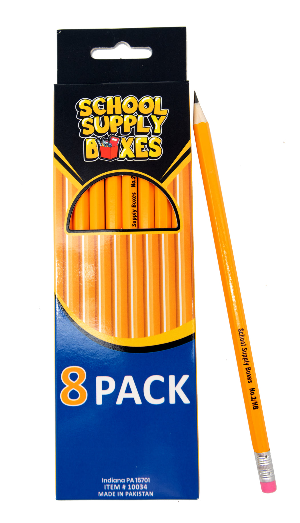 8 Pack #2 Pencils