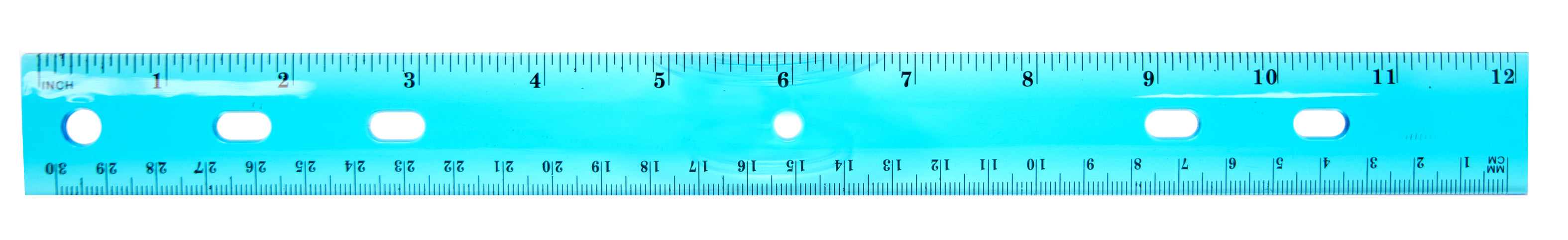 Plastic 12 Inch Ruler with Center Grip — School Supply Boxes