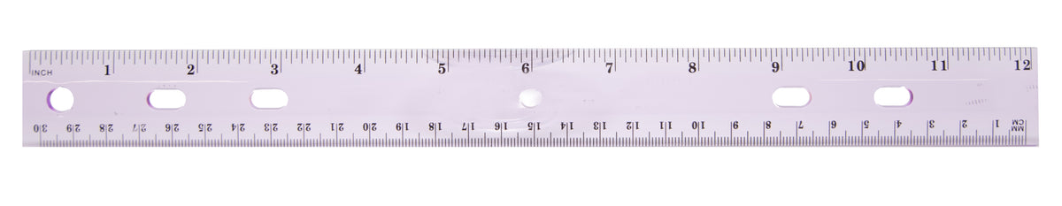 Plastic 12 Inch Ruler