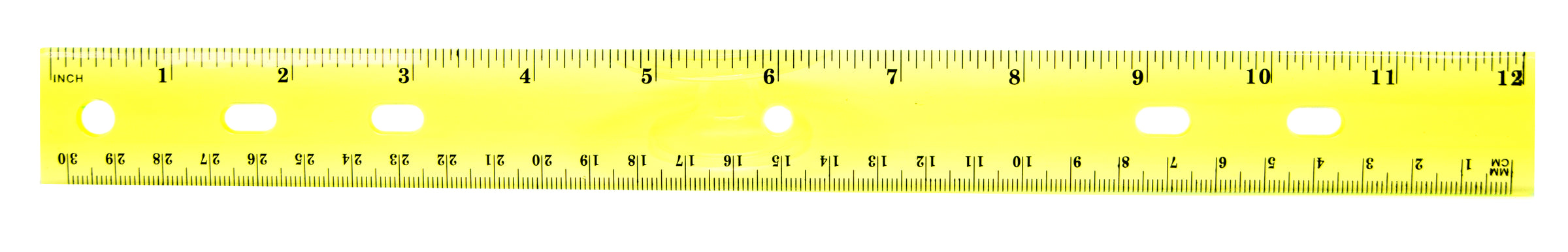 Plastic 12 Inch Ruler