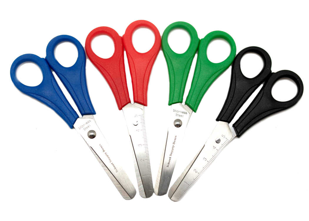 Colorations® 24 Blunt Tip Scissors Value Pack, Plastic Blades